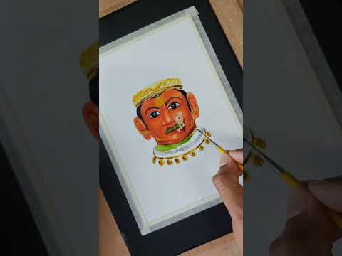 Renuka Mata chandwad water colour painting. watercolor painting tutorial #art #indian #renukamata