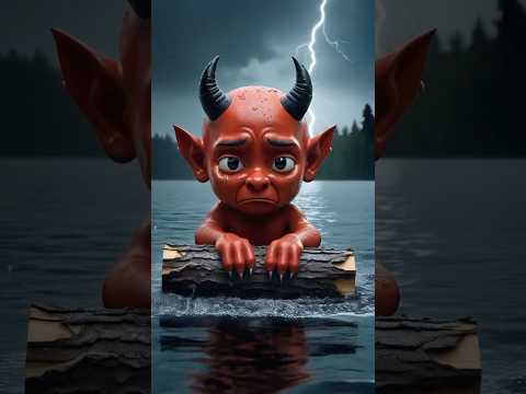The demon falls off a cliff and jesus Christ🔥🔥#god #jesus #jesuschrist #satan #shorts #amen #edit