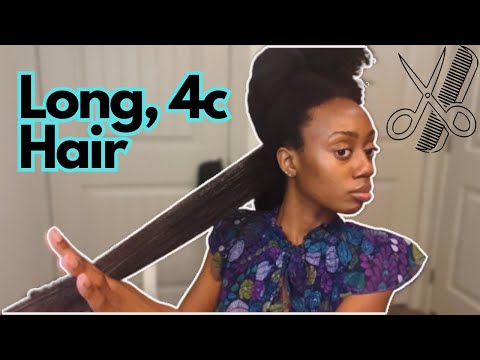 How I Detangle Dry, Tangled 4c Natural Hair to Minimize Breakage & Retain Length