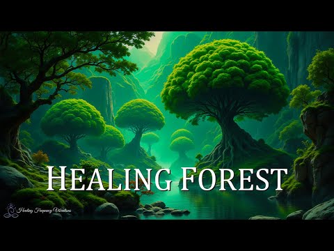 Healing Forest Ambience | 432Hz + 963Hz - Miracle Tones | Deep Relaxation & Spiritual Awakening