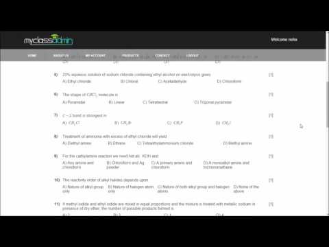 View Saved Papers using MyClassAdmin class management software | class management module system
