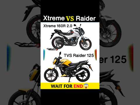 Xtream Vs Raider | Full Comparison || #shorts #tvs #raiders #xtreme