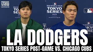 Shohei Ohtani & Yoshinobu Yamamoto Recap LA Dodgers Opening Day vs. Cubs, Playing in Japan