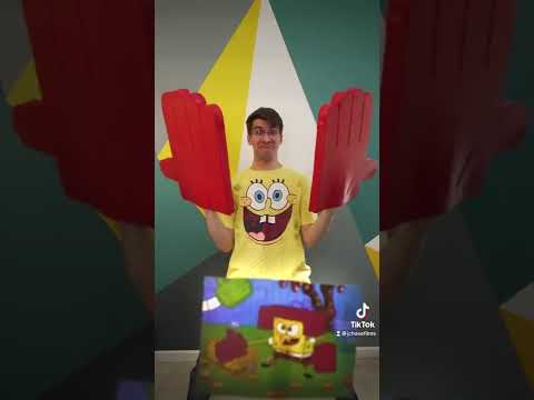 How to make SpongeBob’s Karate Gloves in REAL LIFE!