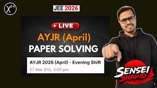 AYJR(April) Evening Shift Live Paper Solving