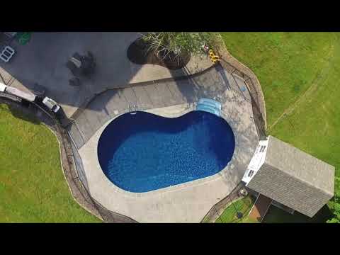 Pool Liner Replacement and Coping repair