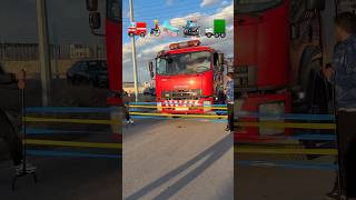 "Battle of the Cars with the Emoji Challenge🚒🚓🚛 #emoji #shorts #challenge