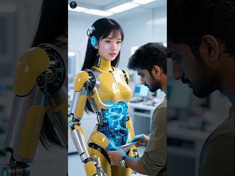 💙✨ "Humanoid Robot Awakens After Chest Panel Repair!" #shorts #HumanoidRobot #fyp #dance