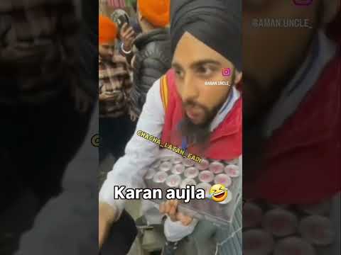 Karan aujla 😂😂 #punjabisong #newpunjabi #cheemay #animals #bull #karanaujla #funny