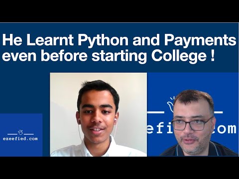 Learning Python and the domain skills even before starting college !