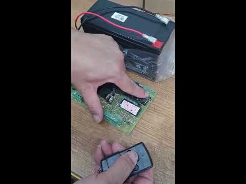 How to learn in 433mhz Remote Control to Arm Gate MotorOae333a panel Nx15 / SF18