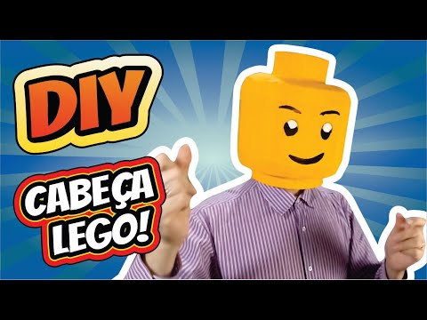 Como fazer uma cabeça de LEGO/Cómo hacer una cabeza de LEGO /How to make a LEGO head