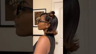 I LOVE THIS 90s Inspired Hairstyle #naturalhair #silkpress #90shairstyle #curlyhair