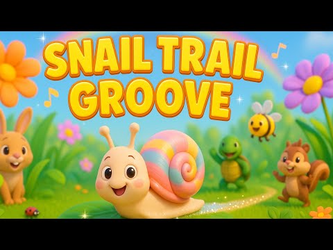 Snail Trail Groove | #kidssong | #nurseryrhymes | #kindergarten
