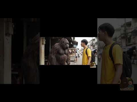 bigfoot in Thailand #funny #ai #comedy #bigfoot