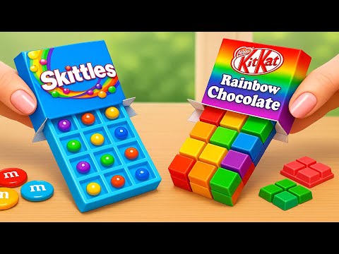 Mini Rainbow KitKat 🌈🍫 Satisfying Mini Chocolate Cake Challenge & ASMR Dessert 🌈 Sam Cakes