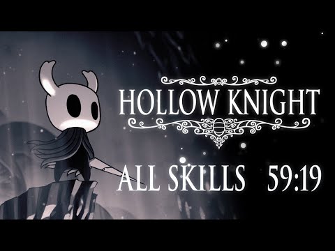 Hollow Knight All Skills NMG Speedrun in 59:19 Loadless RTA