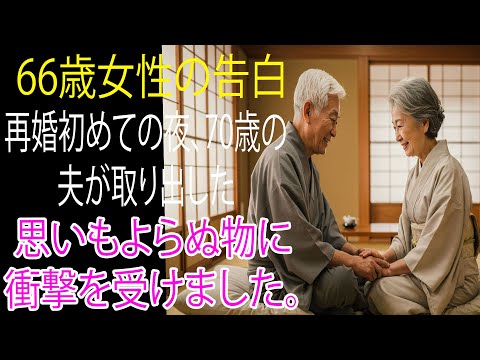 【シニア恋愛】66歳女性の告白：再婚初夜、70歳の夫が取り出した思いもよらぬ物に衝撃を受けました。