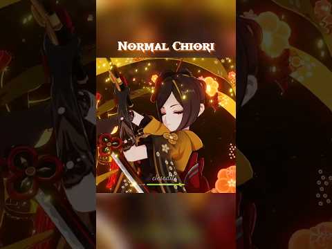 Normal Chiori VS Lore Accurate Chiori