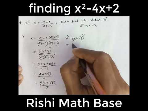 Solving Simple Surds Equations #shorts #youtubeshorts #rishimathbase 200825