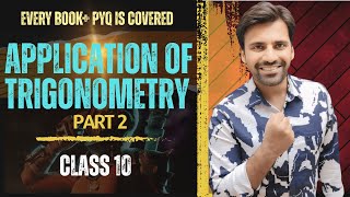 Some Application of Trigonometry Chapter 9 Class 10 part 2| Imp Question +PYQs |BoardExam2026