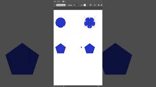 converting pentagon into flower shape by adobe illustrator trick