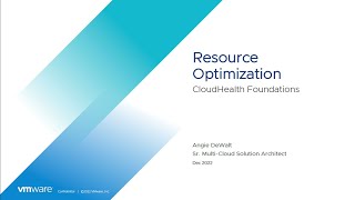 CloudHealth Foundations: Resource Optimization
