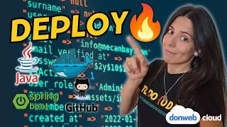 🔥DEPLOY of a JAVA application + SPRING BOOT + MySQL + Docker 🚀| @donwebcloud