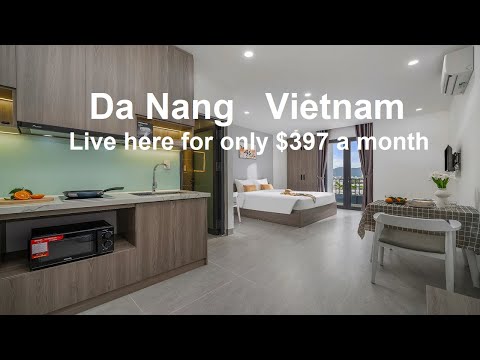 Living in Da Nang for $397 a Month! Affordable Beachside Apartment Tour