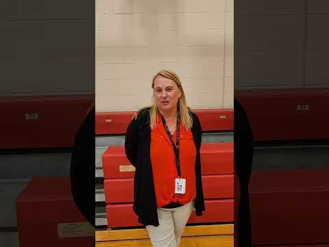 Principal Webber of G.T. Norman in Reed City shared her thoughts on the Guard Strong assembly.