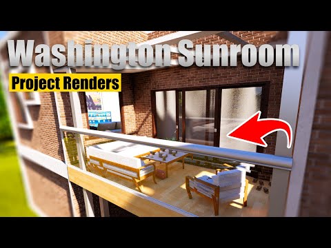 Washington Sunroom Engineering Design - Project Renders