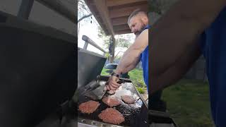 #smashburger on the #blackstone #burgers #easyrecipe #dinner #bacon #griddlecrew