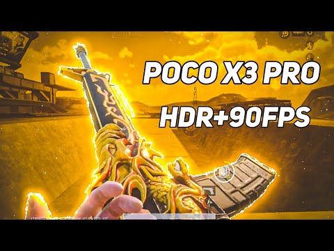 POCO X3 PRO HDR 90FPS | PUBG TEST POCO X3 PRO | POCO X3 PRO