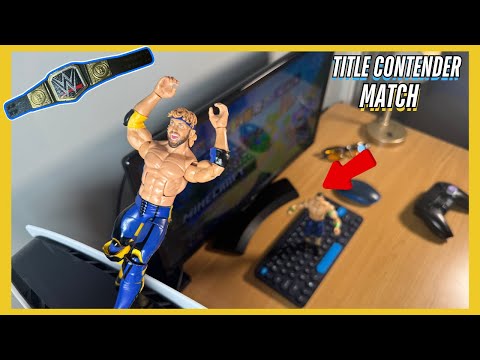 WWE Action Figure Video Game Setup Match Logan Paul Vs John Cena