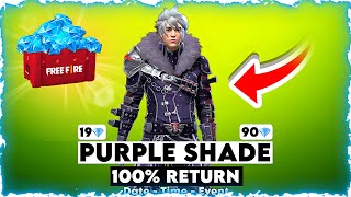 PURPLE SHADE BUNDLE RETURN 100% FREE FIRE