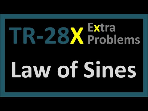 TR-28X: The Law of Sines (Trigonometry series by Dennis F. Davis)