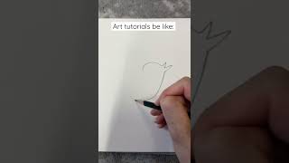 Art tutorials be like…🙃🙃 #shorts