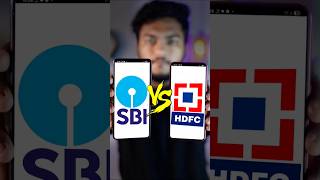 HDFC vs SBI Bank Which is Better? #hdfc #sbi