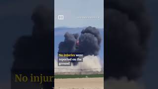 Mid-air collision at Idaho air show downs two US Navy fighter jets
