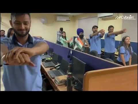 Office Yoga Revolution by CEO Puneet Verma: Elevating Employee Wellness at Cybrain | Yoga Day Bliss