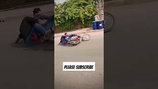 One wheeling on Honda 125 😎🥺 accident #honda