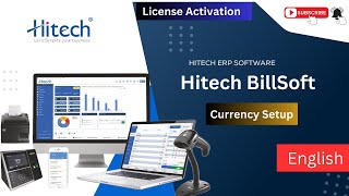 Hitech BillSoft Global Edition - Currency setup and Software activation (English)