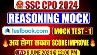 REASONING MOCK SOLUTION || SSC CPO 2024  LIVE MOCK TEST SOLUTION  DAY2 || STRUGGLER'S JOURNEY