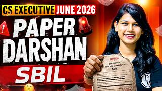 CS Executive June 2026 SBIL | Most Important Questions | CS Executive Sample Paper