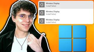 Fix "Wireless Display" Not Showing In Windows 11 - Optional Features