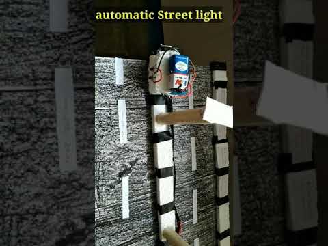 automatic street light..