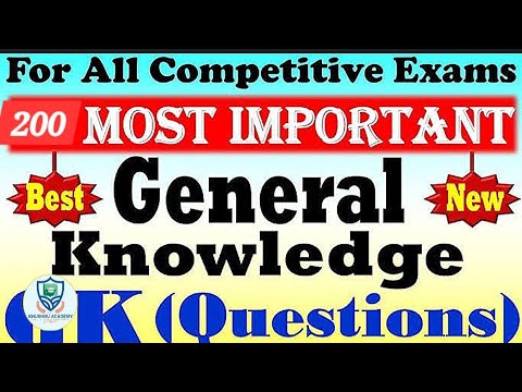 Gk Questions Answer for all competition exam #gk #exam