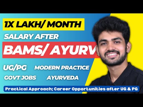 How Much Doctors Earn after BAMS | Practical Approach after UG & PG | my plans ? 😱#bams