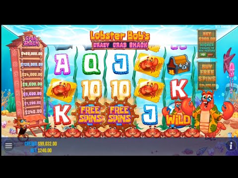 LOBSTER BOB'S 🦞🦞BRAND NEW SLOT HIVES HUGE ON BASE GAME