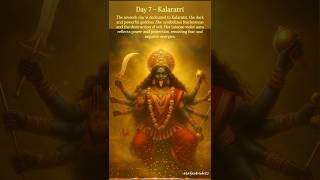 Navratri Day 7– Kalaratri: The Fierce Protector 🔥✨ #Navratri2025 #Day7 #Kalaratri #shorts